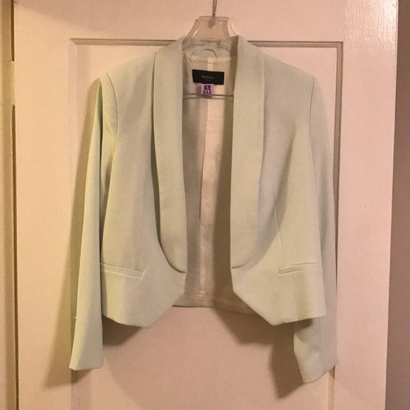 Mango Jackets & Blazers - Mango Mint Green Blazer